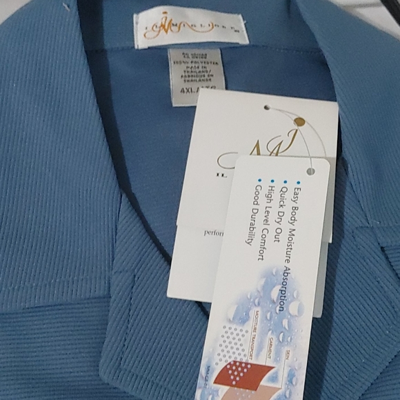 Nice button up newport blue/white 4XL - Picture 4 of 4